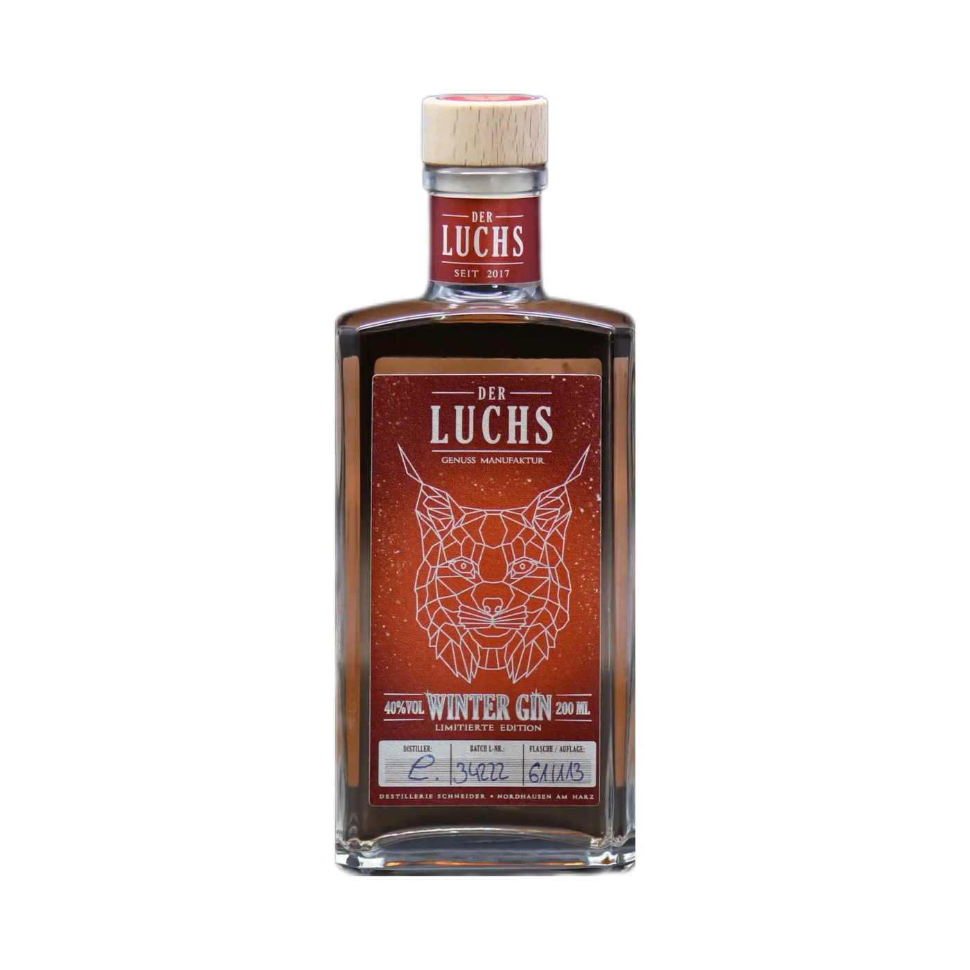 Der Luchs - Winter Gin - Saison Serie - 40%vol - 200ml