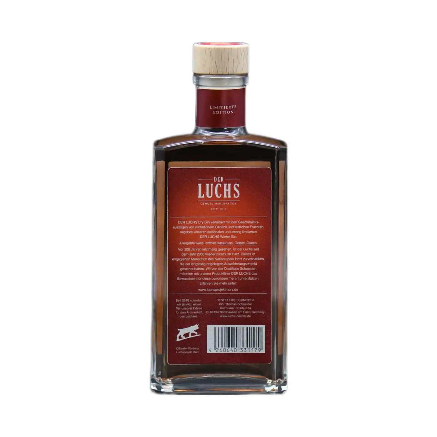 Der Luchs - Winter Gin - Saison Serie - 40%vol - 200ml